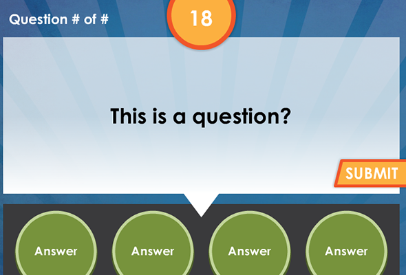 quiz game powerpoint template
